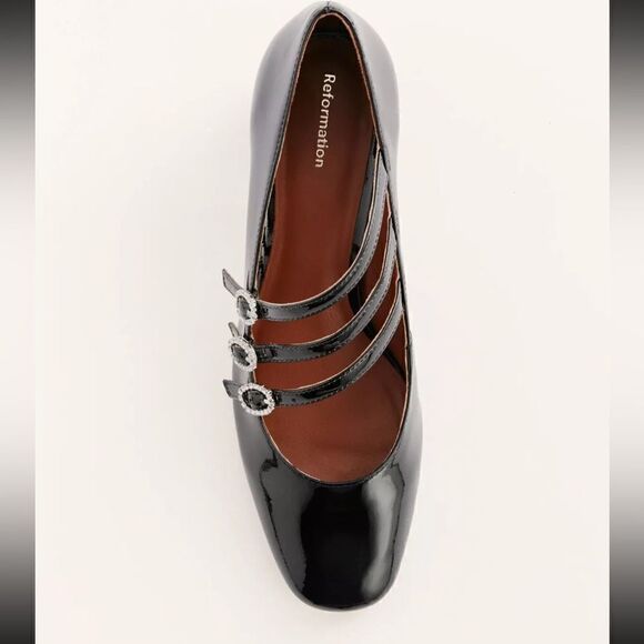 NEW REFORMATION MIMI BUCKLE PUMP - Picture 3 of 3